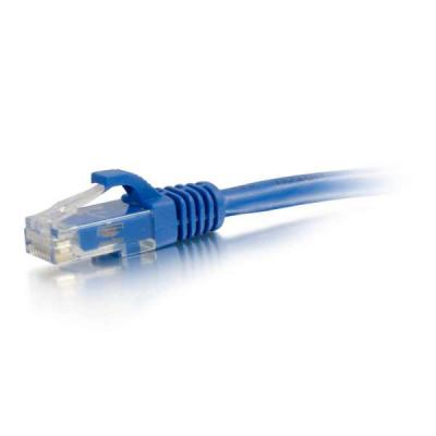 0.3m Cat6 Booted Unshielded (UTP) Network Patch Cable - Blue